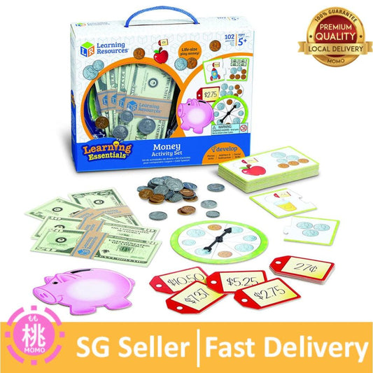 Learning Resources Money Activity Set, 102 Pieces - Momo Gadgets