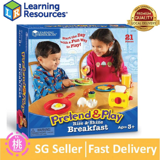Learning Resources Pretend & Play Rise & Shine Breakfast Play Food - Momo Gadgets