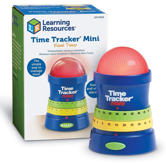 Learning Resources Time Tracker Mini Visual Timer, Classroom Timer, Hand Washing Timer, Auditory and Visual Cue - Momo Gadgets