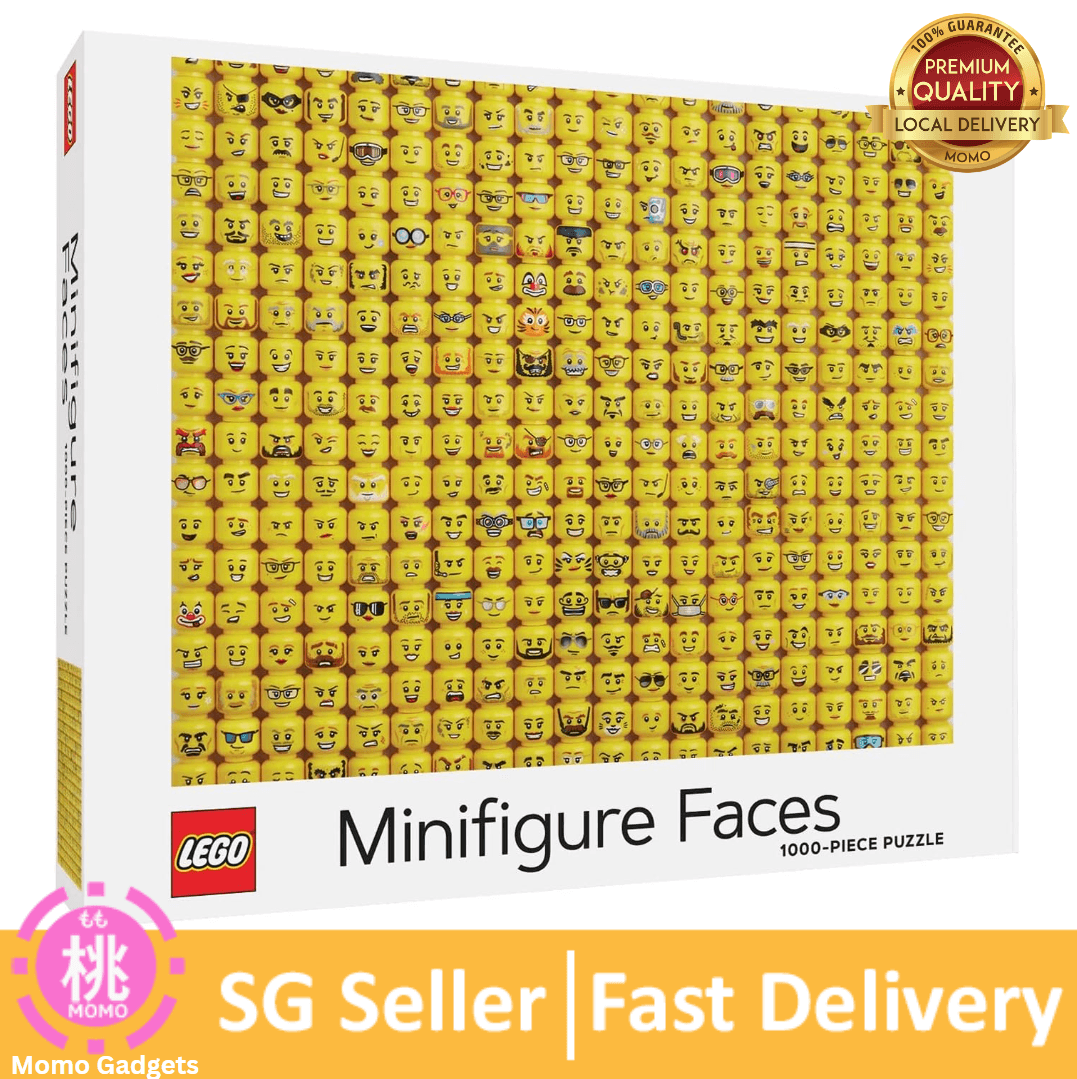 LEGO 10193 Minifigure Faces 1000Piece Jigsaw Puzzle - Momo Gadgets