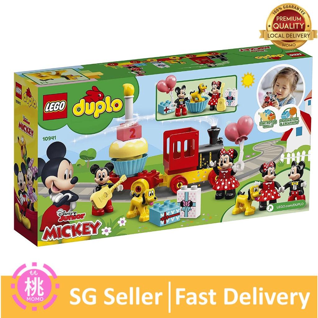 LEGO DUPLO Disney Mickey & Minnie Birthday Train 10941 Building Toy Set for Kids, Ages 2+ (22 Pieces) - Momo Gadgets