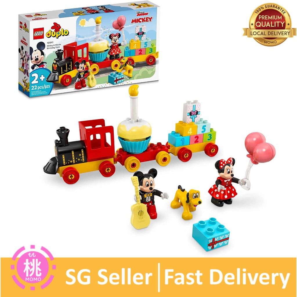 LEGO DUPLO Disney Mickey & Minnie Birthday Train 10941 Building Toy Set for Kids, Ages 2+ (22 Pieces) - Momo Gadgets