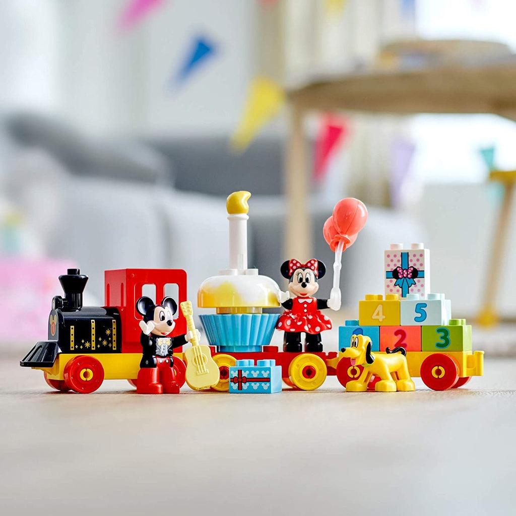 LEGO DUPLO Disney Mickey & Minnie Birthday Train 10941 Building Toy Set for Kids, Ages 2+ (22 Pieces) - Momo Gadgets