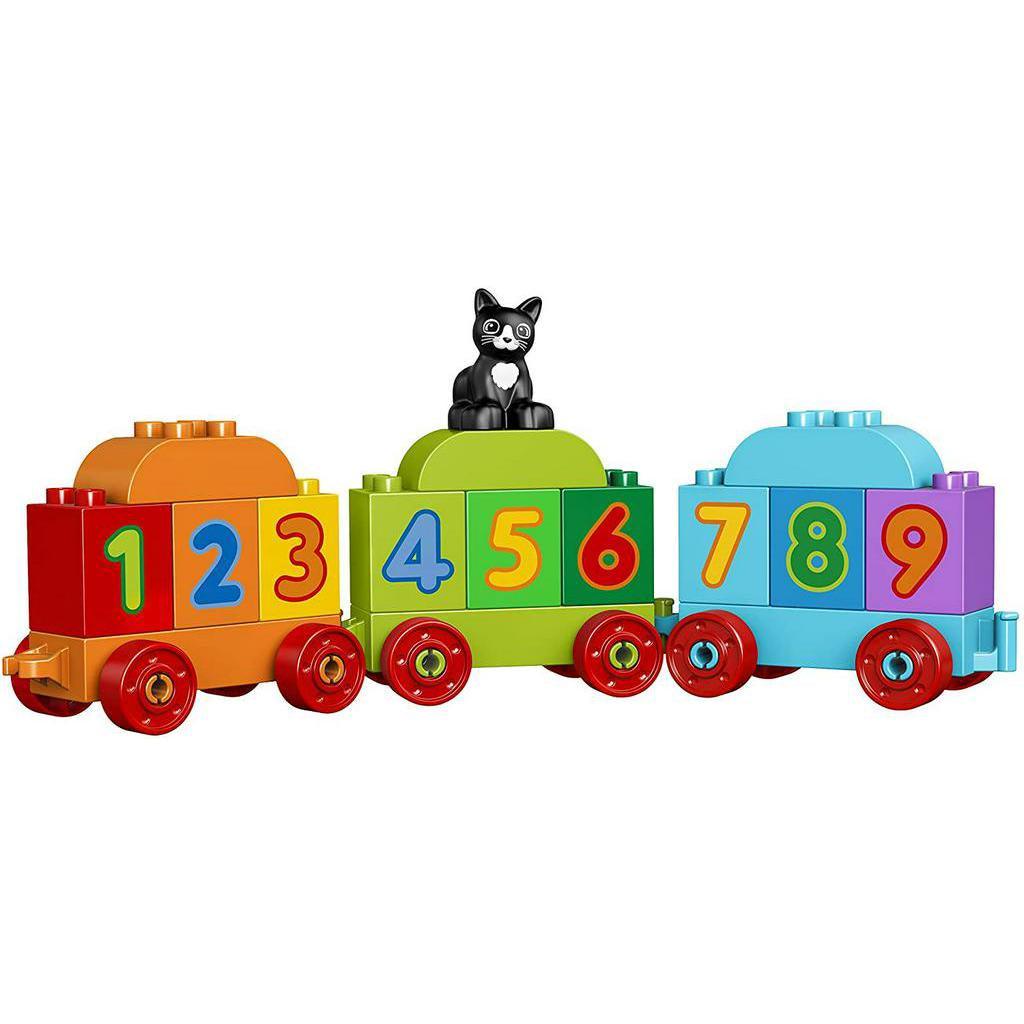 LEGO DUPLO My First Number Train Learning and Counting Train Set Building Kit and Educational Toy (23 pieces) - Momo Gadgets