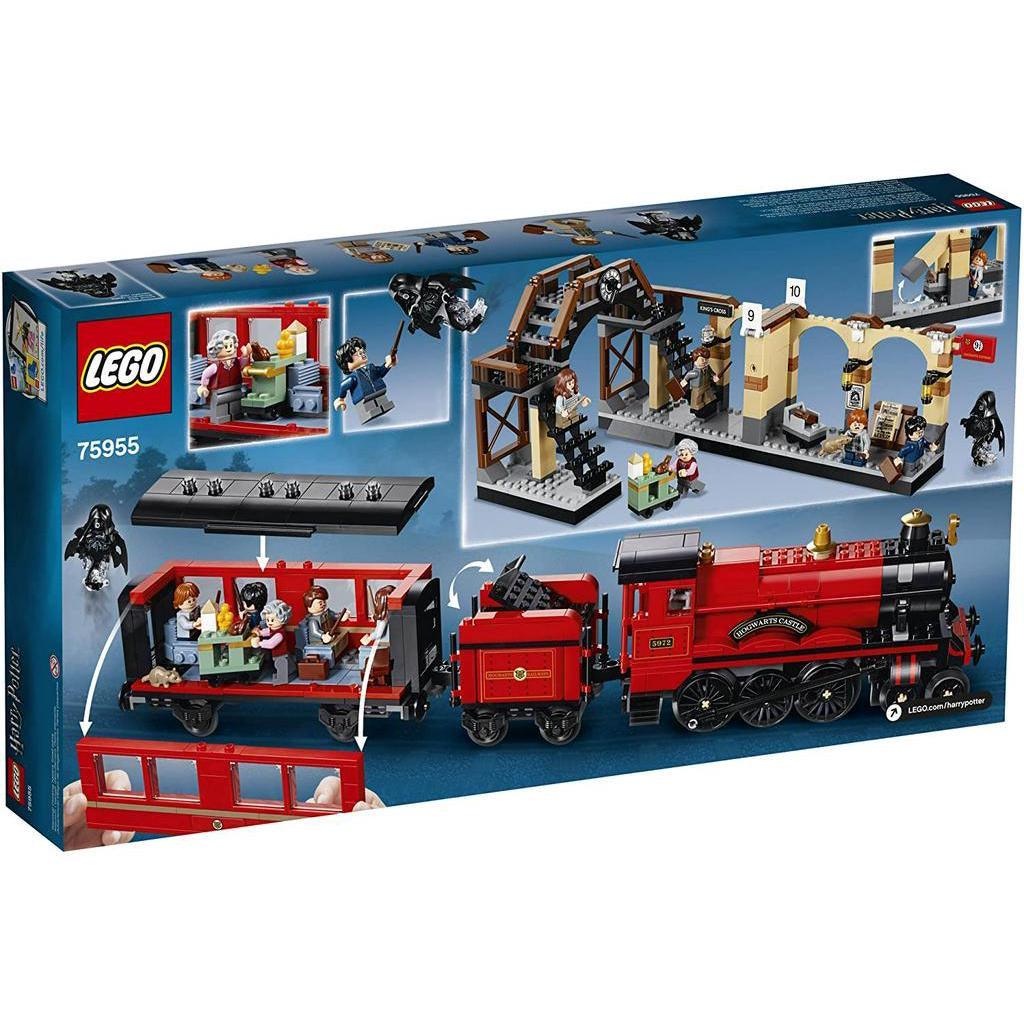 LEGO Harry Potter Hogwarts Express 75955 Toy Train Building Set includes Model Train and Minifigures(801 Pieces) - Momo Gadgets