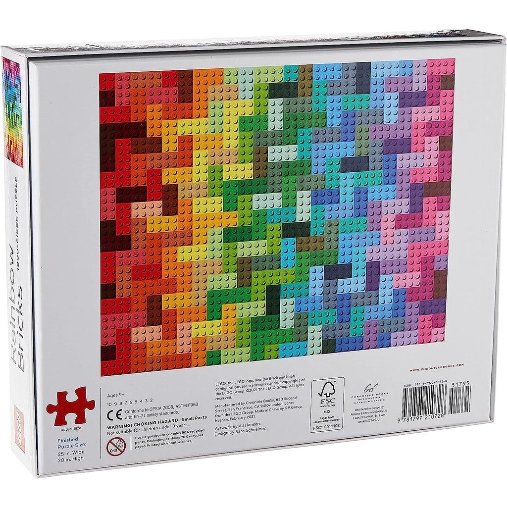 Lego Rainbow Bricks Puzzle 1000 piece - Momo Gadgets