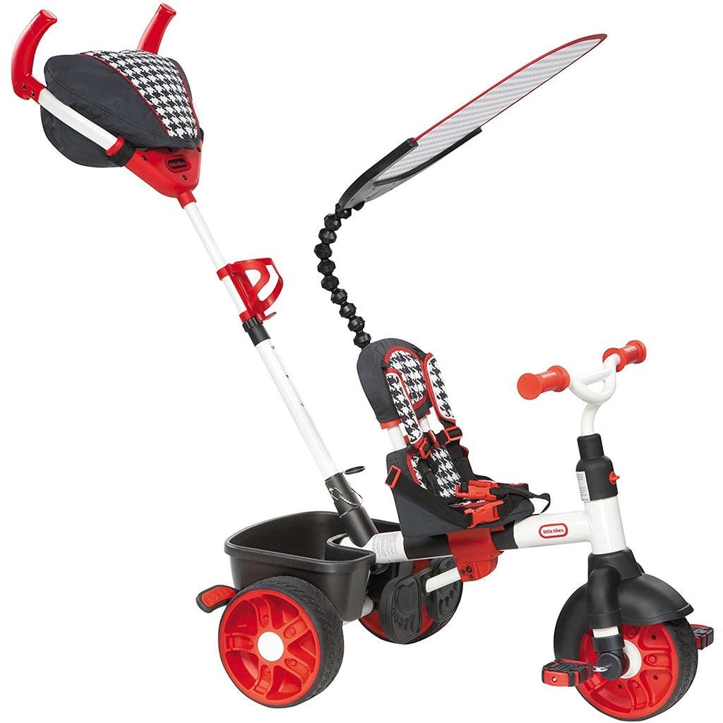 Little Tikes 4-in-1 Trike Ride On, Red/White, Sports Edition - Momo Gadgets