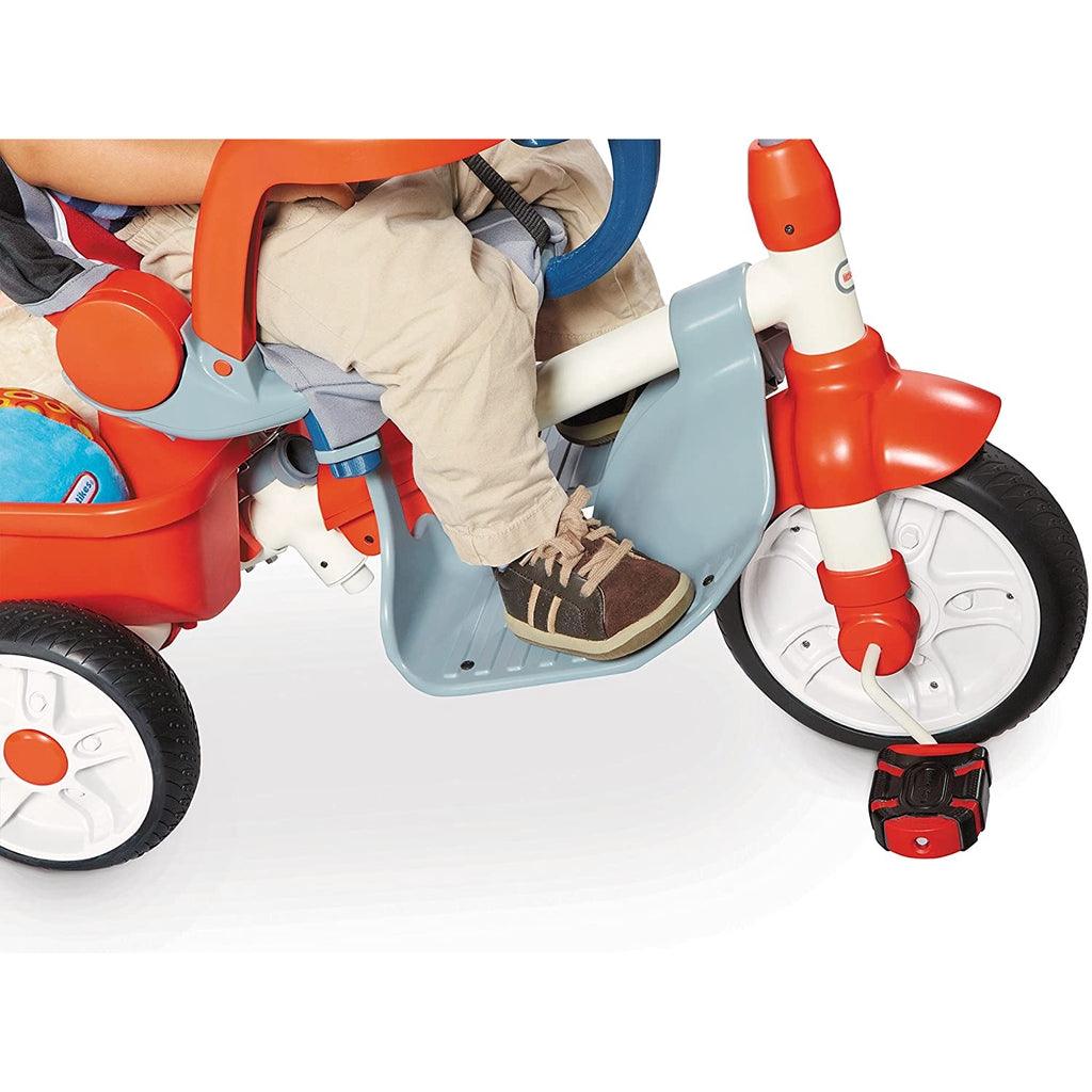 Little Tikes 5 in 1 Deluxe Ride and Relax, Reclining Trike - Red - Momo Gadgets