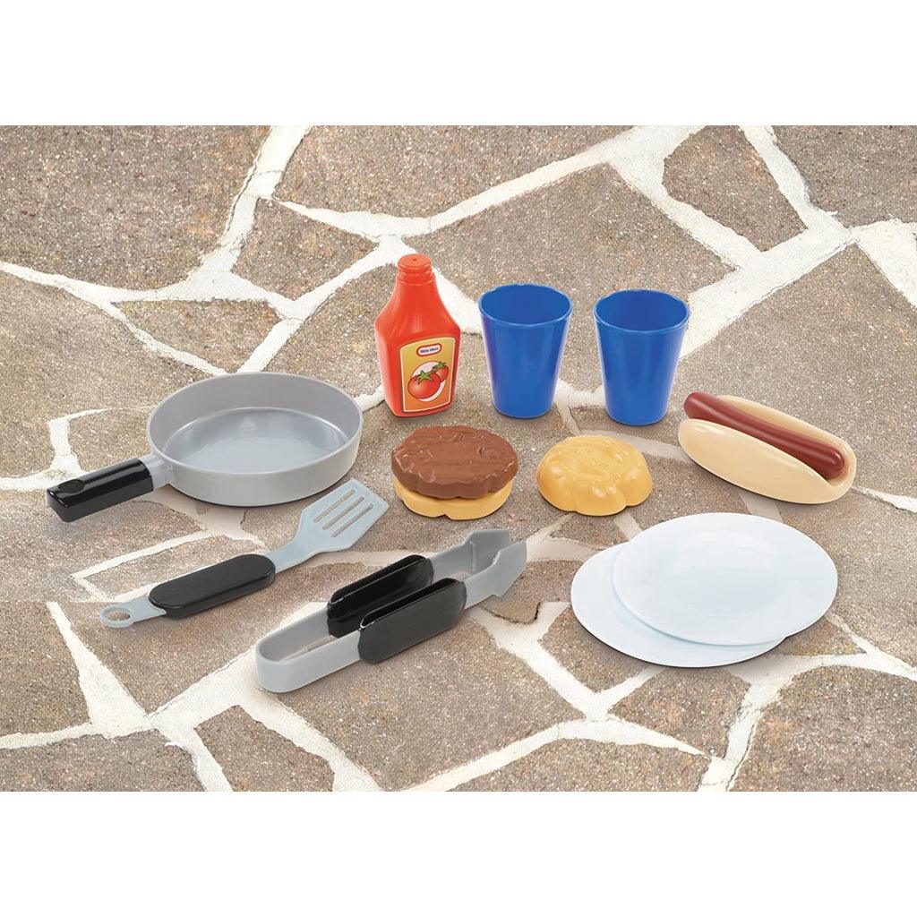 Little Tikes Cook and Play Outdoor BBQ , Brown - Momo Gadgets