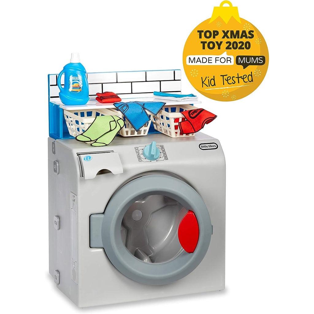 Little Tikes First Washer Dryer - Interactive Toy Washing Machine with 11 Laundry Accessories, Ages 2+ - Momo Gadgets