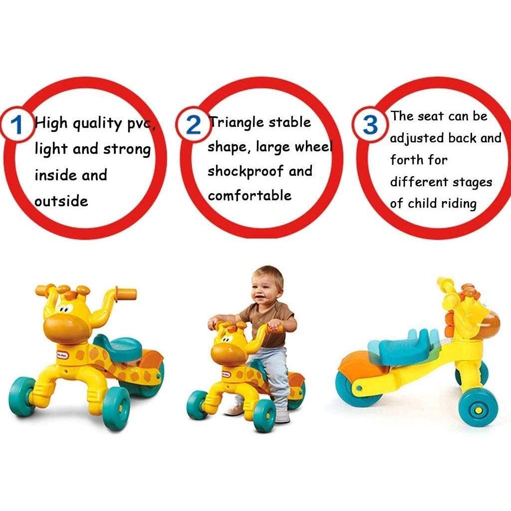 Little Tikes Go and Grow Lil Rollin Giraffe Ride on (Giraffe or Dino Option) - Momo Gadgets