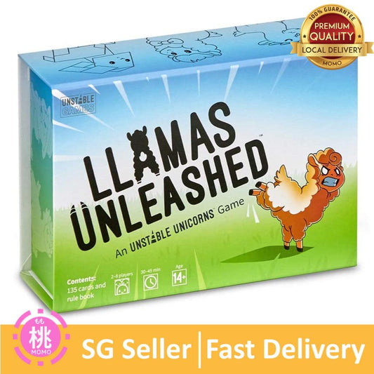 Llamas Unleashed Card Game - from The Creators of Unstable Unicorns - Momo Gadgets
