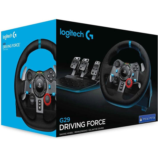 Logitech G Dual-Motor Feedback Driving Force G29 Gaming Racing Wheel + Responsive Pedals for PlayStation 3 / 4 / 5 - Momo Gadgets