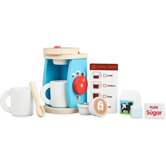 Melissa and Doug 11-Piece Coffee Set, Multi - Pretend Play Kitchen Accessories Kids Coffee Maker Play Set For Girls And Boys No Ratings - Momo Gadgets