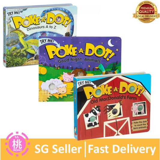 Melissa & Doug Poke-a-Dot – Old MacDonald’s Farm, Favorite Colour or Animal option - Momo Gadgets