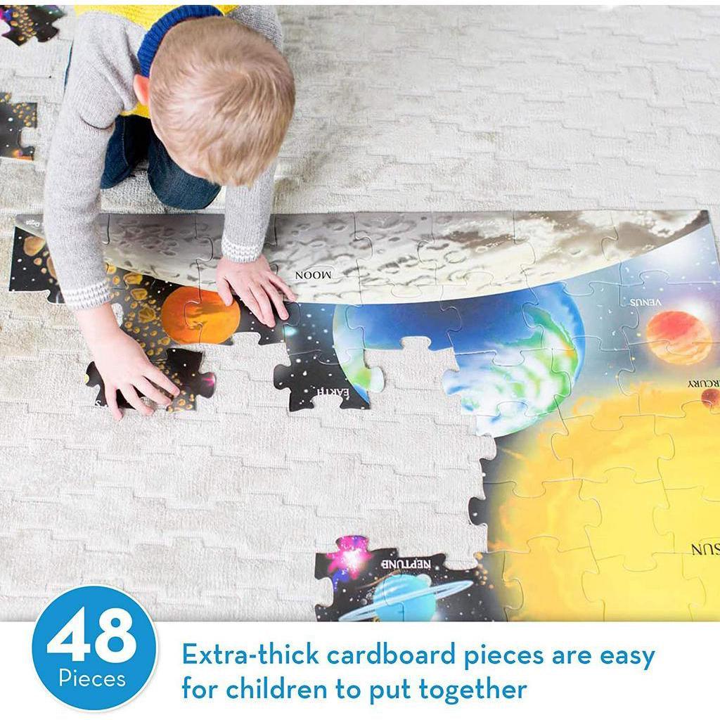 Melissa & Doug Solar System Floor Puzzle (48 pc) - Momo Gadgets