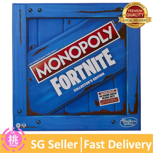 MONOPOLY Fortnite Collector's Edition Board Game Inspired by Fortnite Video Game, Ages 13 and Up - Momo Gadgets