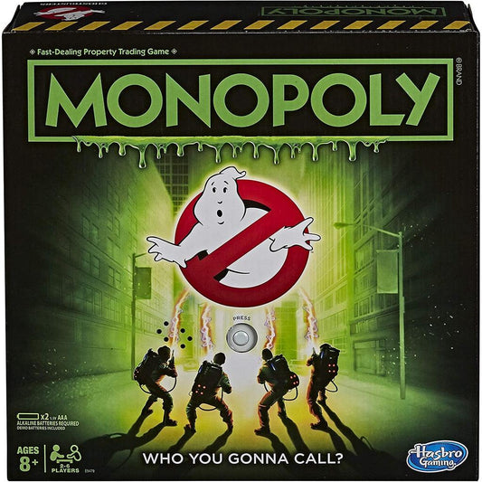 Monopoly Game Ghostbusters Edition Monopoly Board Game for Kids Ages 8 and Up - Momo Gadgets