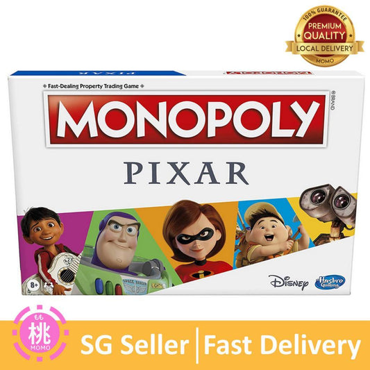 Monopoly: Pixar Edition Board Game for Kids 8 and Up, Buy Locations from Disney and Pixar's Toy Story - Momo Gadgets