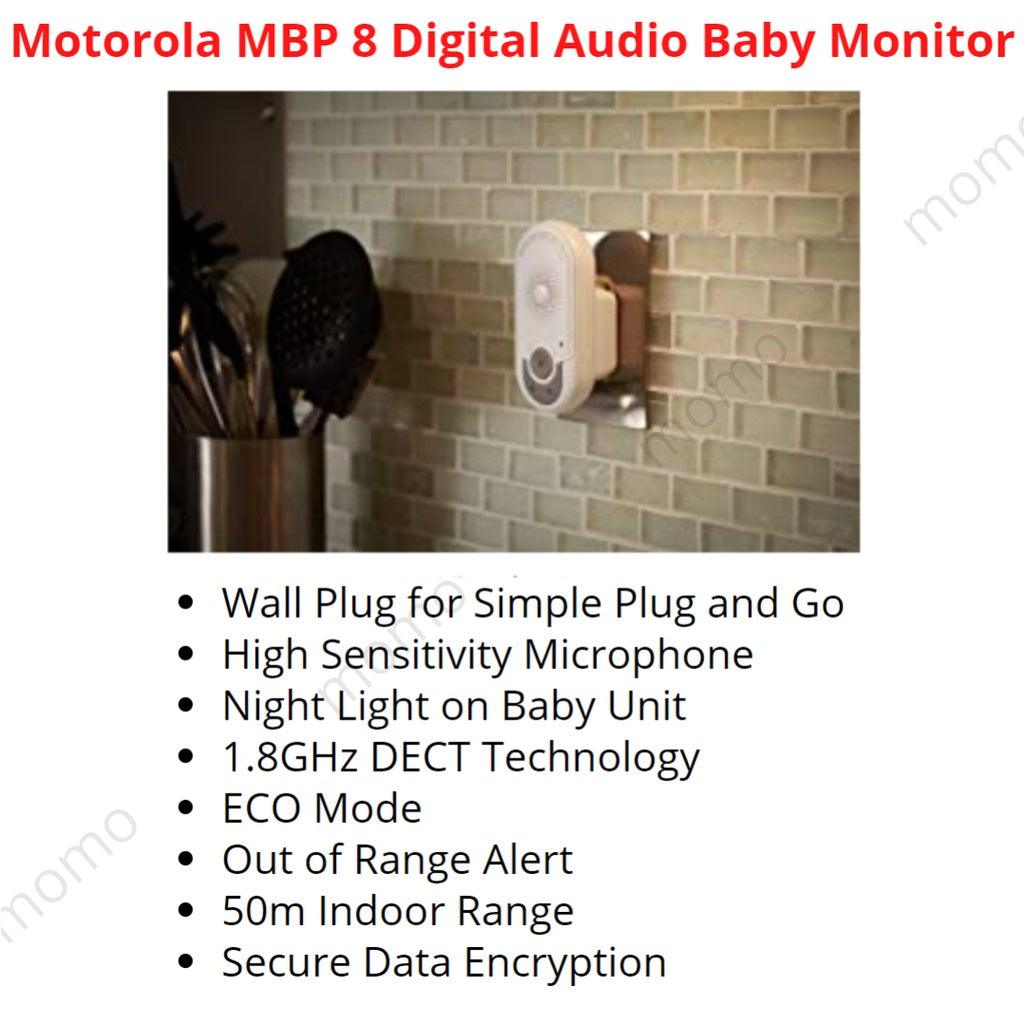 Motorola Digital Audio Baby Travel Monitor Audio Baby Monitor (MBP 8/MBP 24/AM 21) - Momo Gadgets