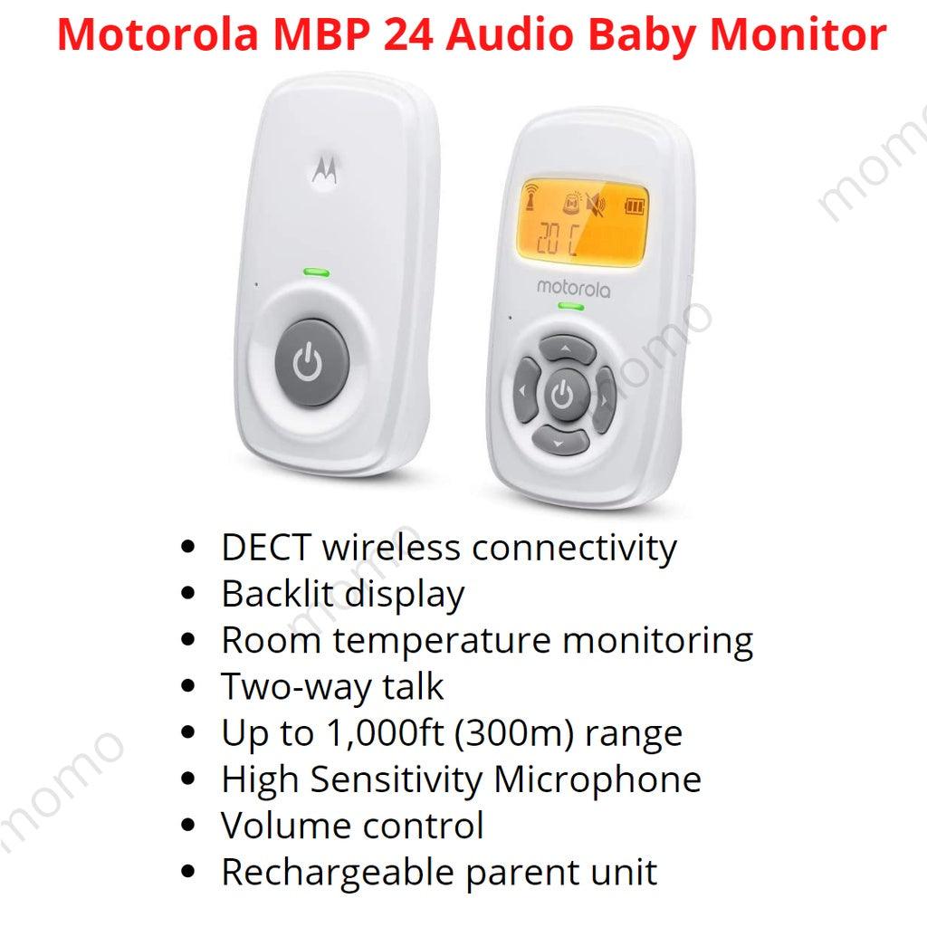 Motorola Digital Audio Baby Travel Monitor Audio Baby Monitor (MBP 8/MBP 24/AM 21) - Momo Gadgets