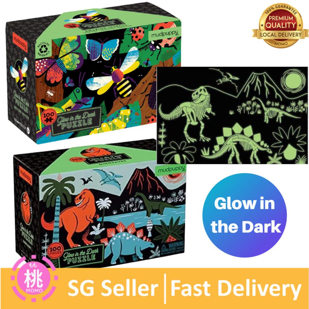 Mudpuppy Glow-in-the-Dark Puzzle, 100 Pieces, – Perfect for Kids Age 5+ - Momo Gadgets