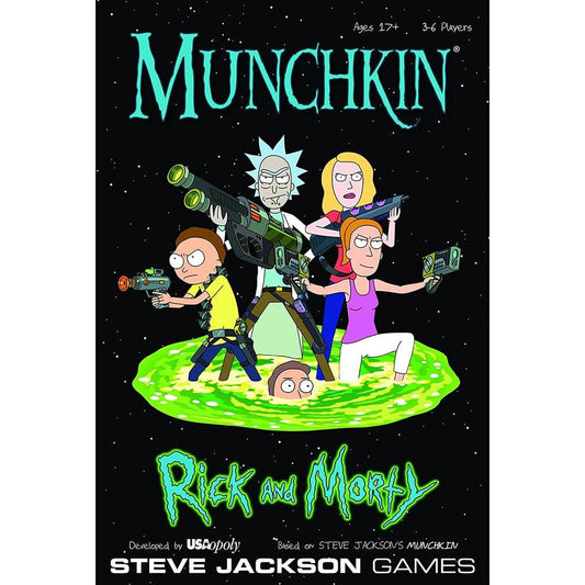 MUNCHKIN: Rick And Morty Card Game | Rick and Morty Adult Swim Munchkin Board Game - Momo Gadgets