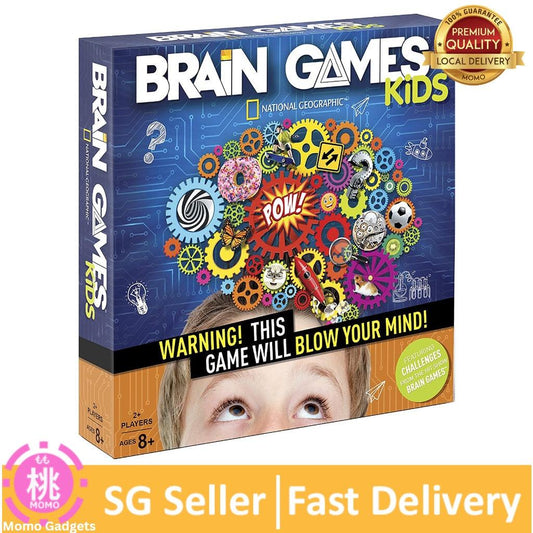 NATIONAL GEOGRAPHIC BRAIN GAMES KIDS - Warning! This Game Will Blow Your Mind! - Momo Gadgets