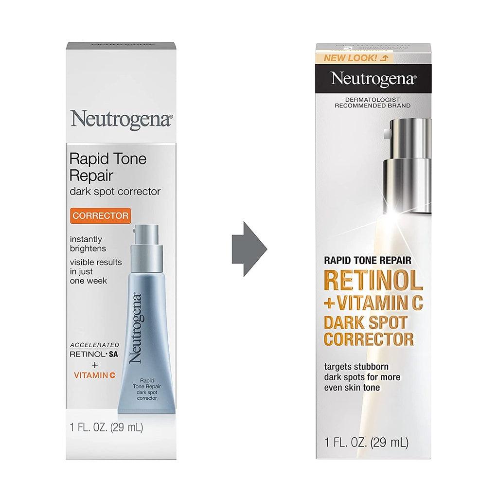 Neutrogena Rapid Tone Repair Retinol + Vitamin C Dark Spot Corrector Face Serum - Momo Gadgets