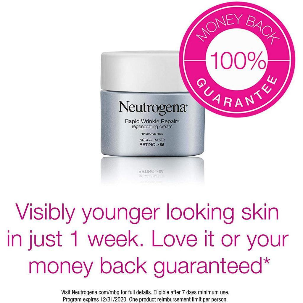 Neutrogena Rapid Wrinkle Repair Retinol Cream , Anti-Wrinkle Face & Neck Cream with Hyaluronic Acid & Retinol , 48g - Momo Gadgets