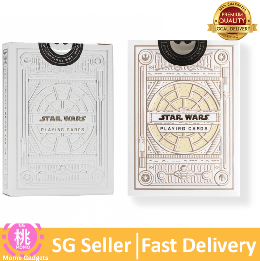 theory11 Star Wars Playing Cards White Silver/ White Gold Edition - Light Side (White)