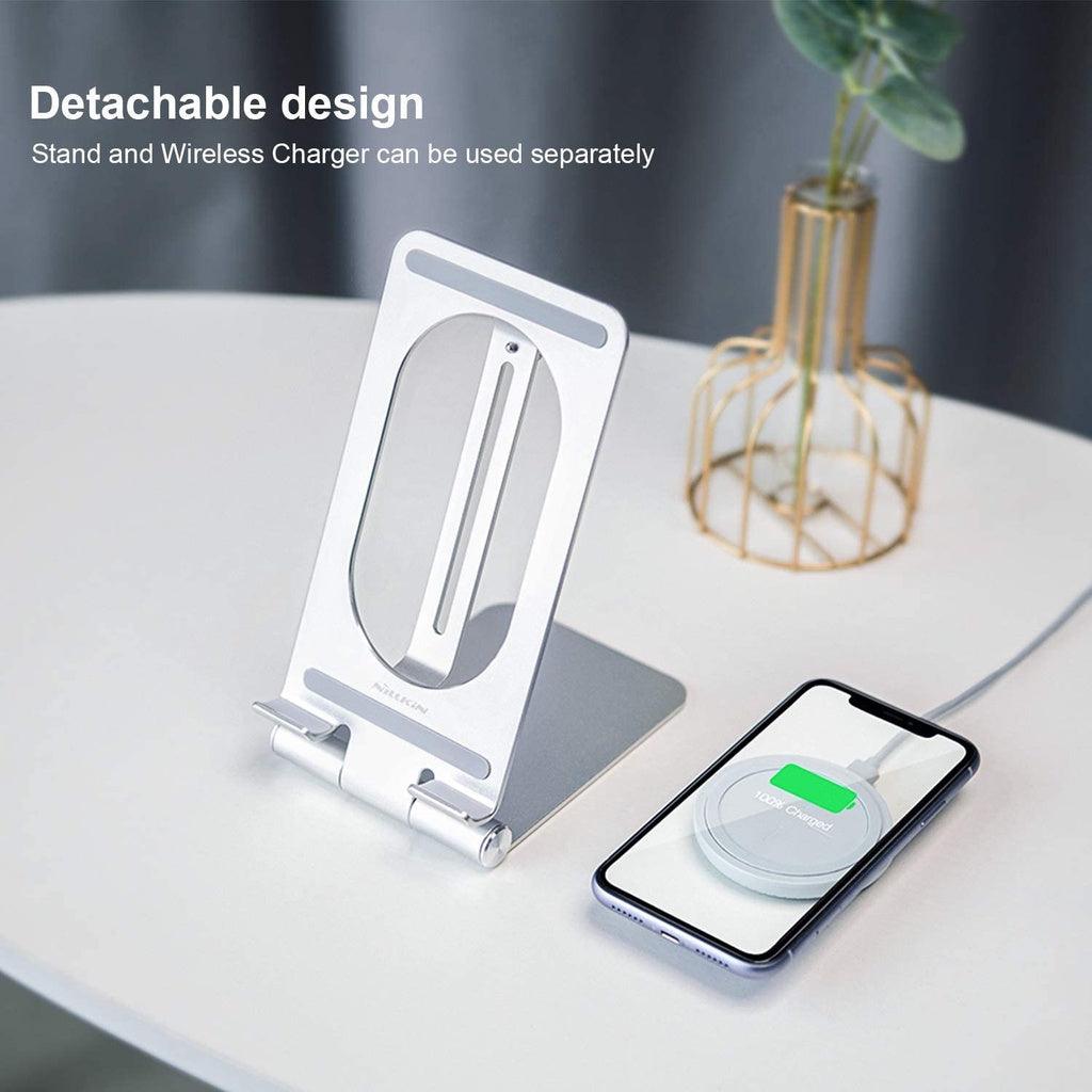 Nillkin Wireless ipad Charger Tablet Stand - 2 in 1 ipad Holder Charging Dock, Wireless Charging Stand - Momo Gadgets