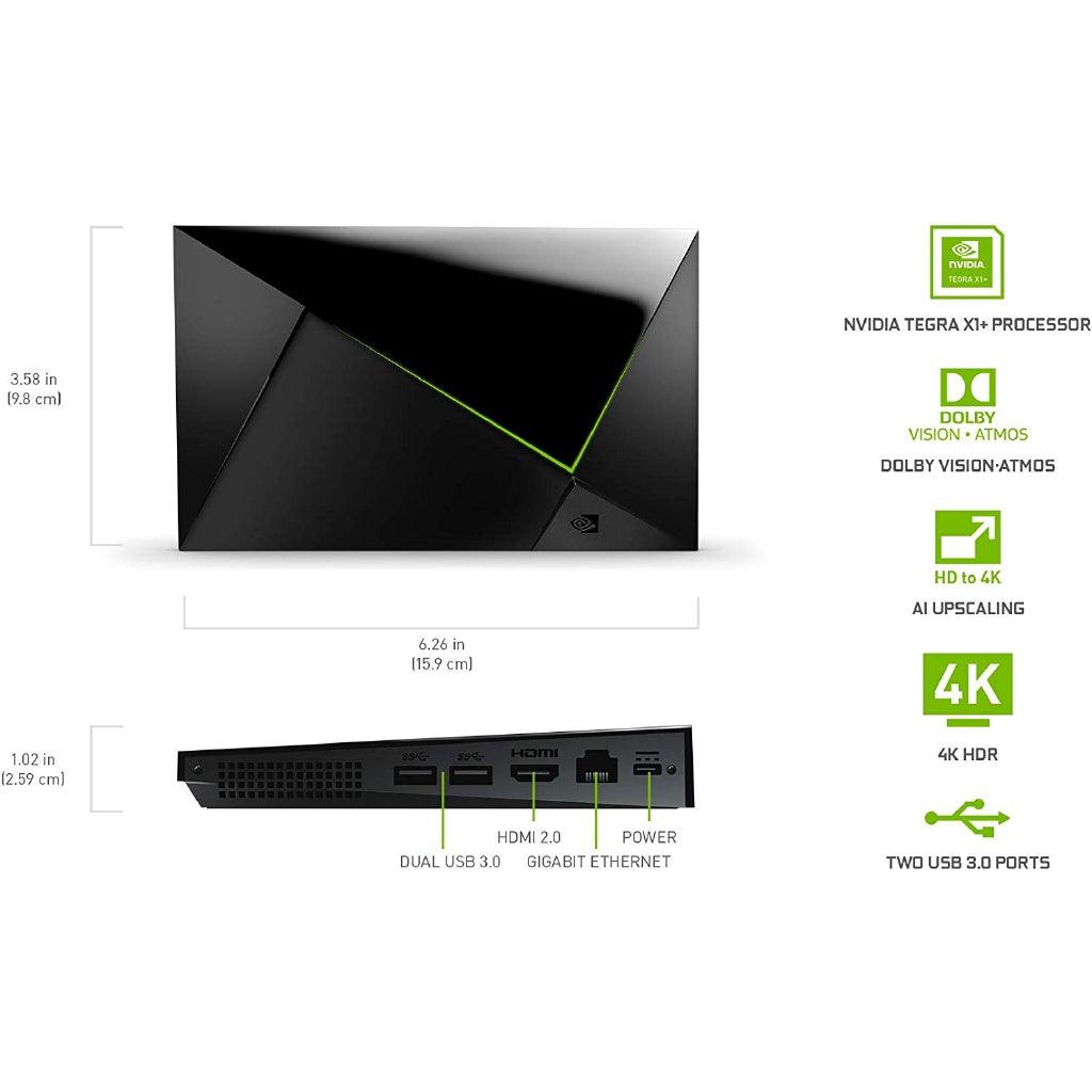 NVIDIA Shield TV Pro or Non Pro 4K HDR Streaming Media Player, 3GB RAM, 2X USB ( 2019 latest Version ) Non-pro option - Momo Gadgets