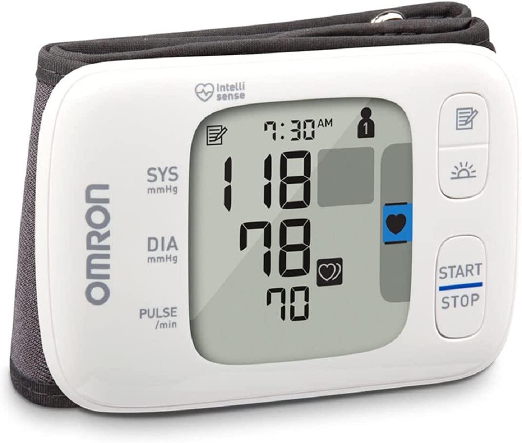 OMRON Gold Pressure Monitor, Portable Wireless Wrist Monitor, Digital Bluetooth - Momo Gadgets