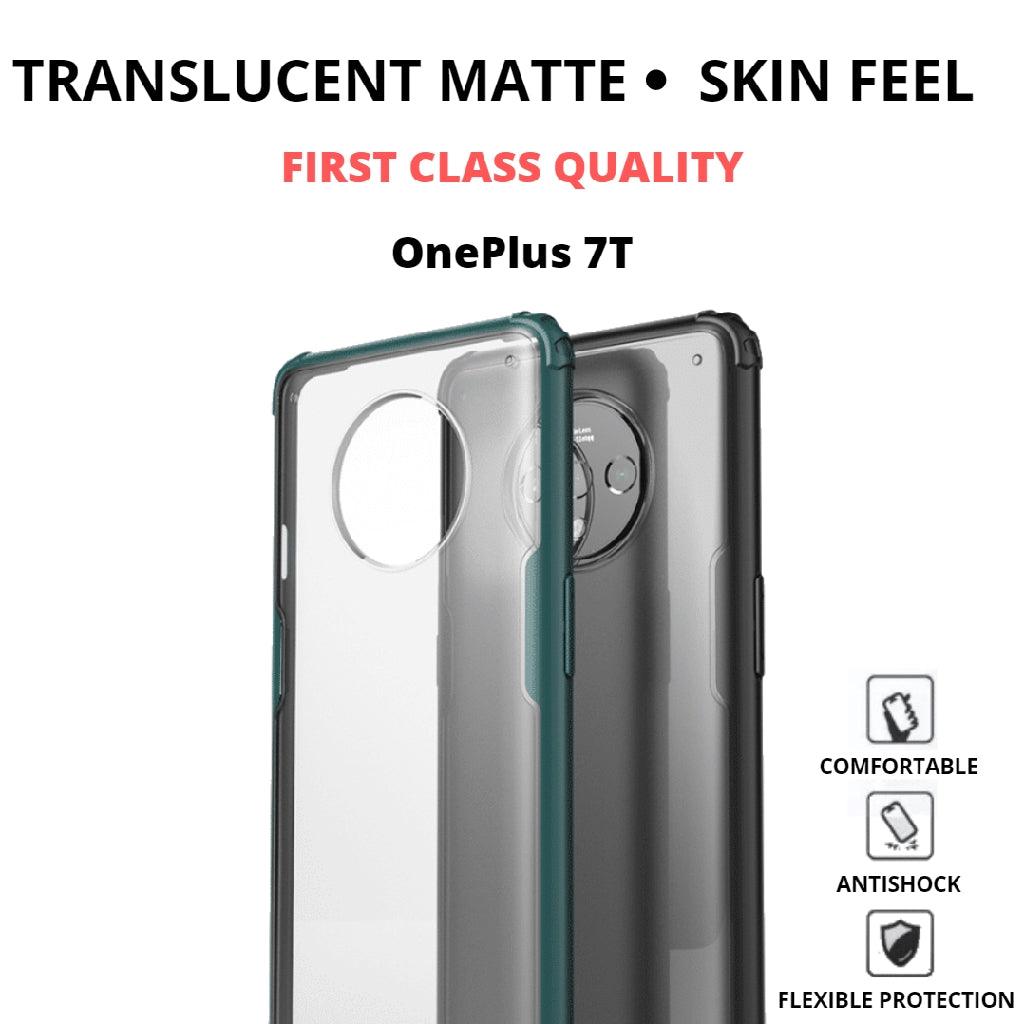 OnePlus case ( 7T or 7T Pro options ) Casing back cover Black colour - Momo Gadgets