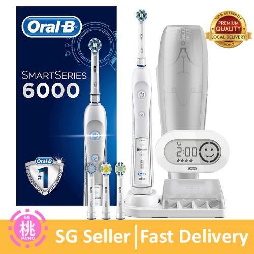 Oral B 6000 Pro Smart Series Electric Toothbrush with Bluetooth Connectivity Power - Momo Gadgets
