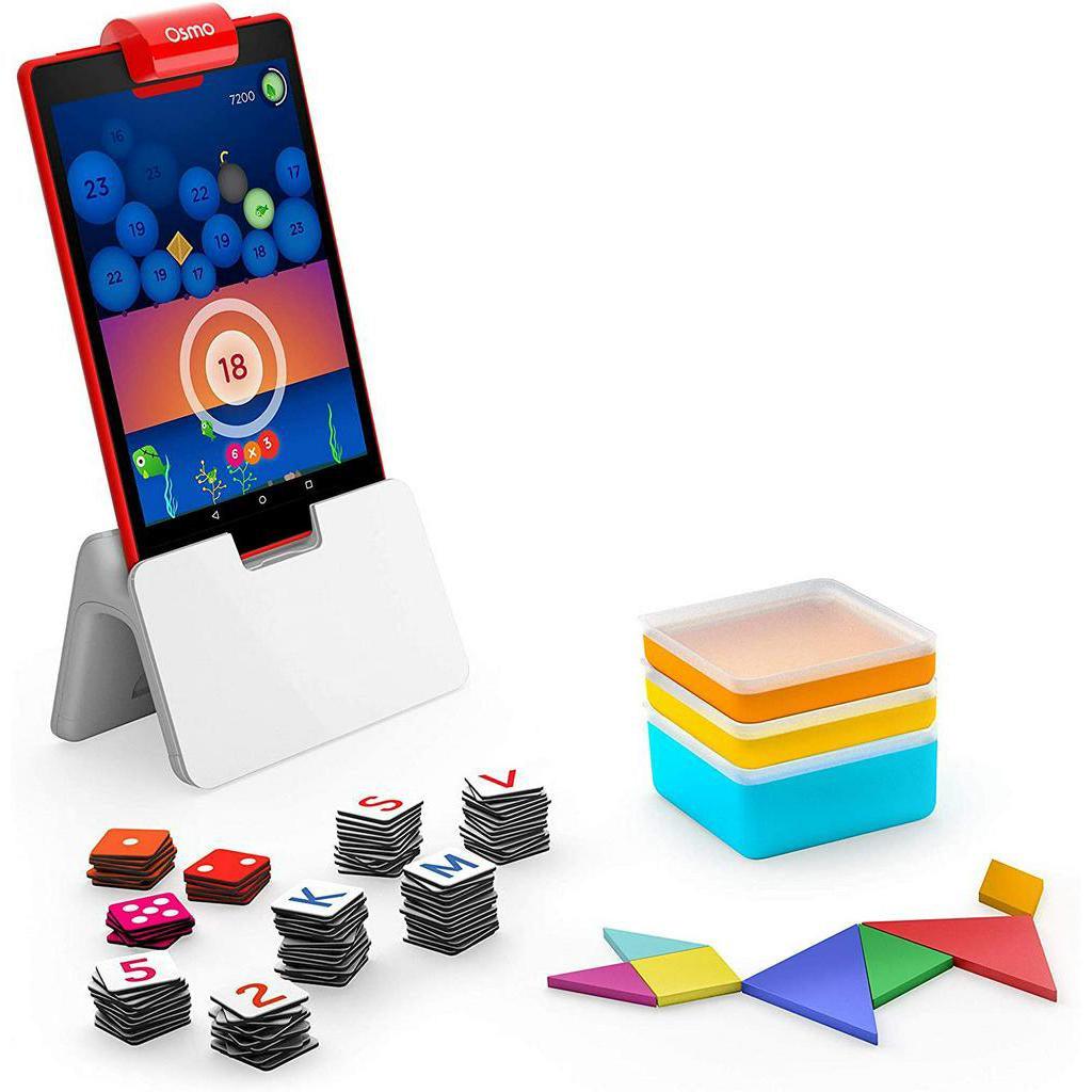 Osmo - Genius Starter Kit for Fire Tablet - 5 Educational Learning Games - Ages 6-10 (Osmo Fire Tablet Base Included) - Momo Gadgets