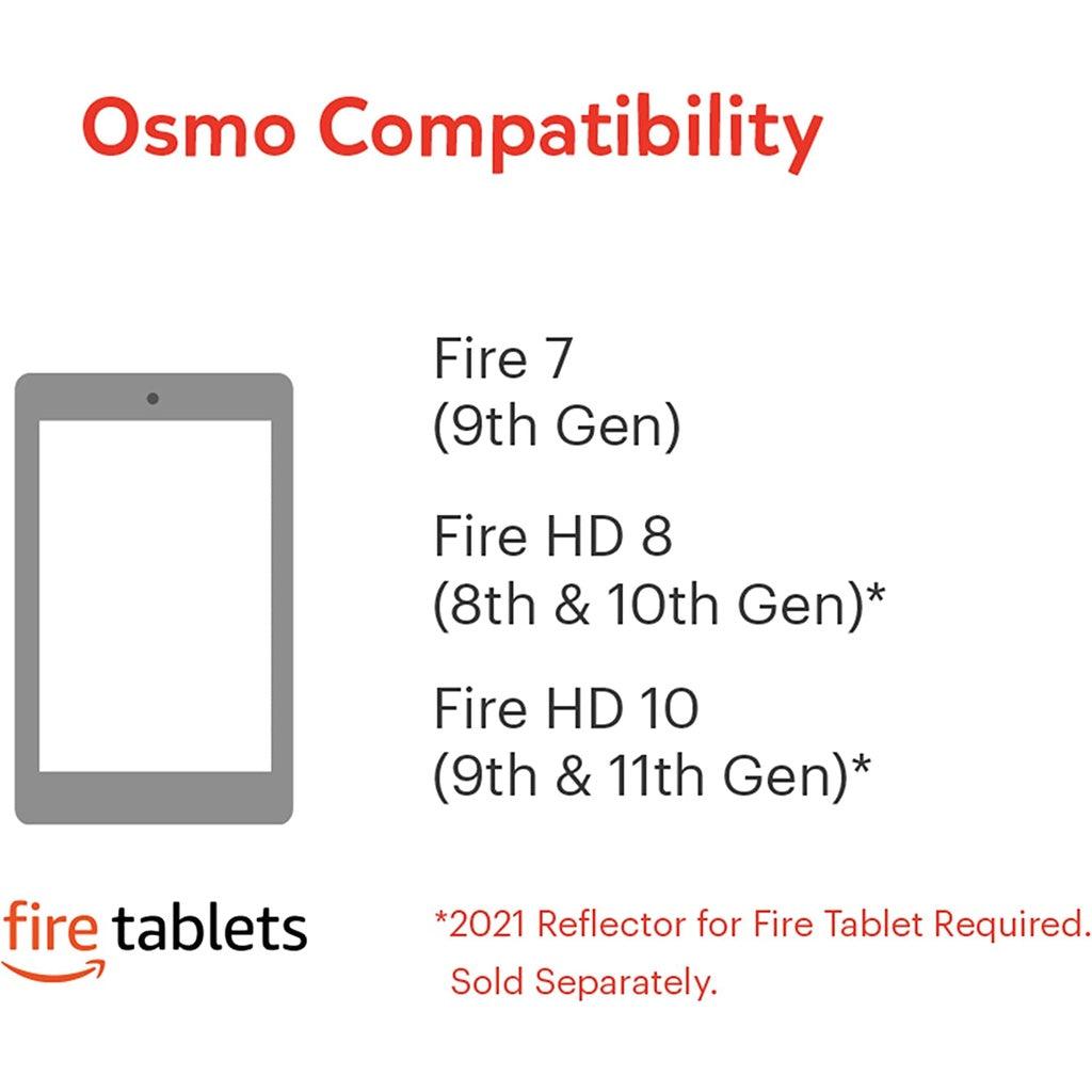 Osmo - Genius Starter Kit for Fire Tablet - 5 Educational Learning Games - Ages 6-10 (Osmo Fire Tablet Base Included) - Momo Gadgets