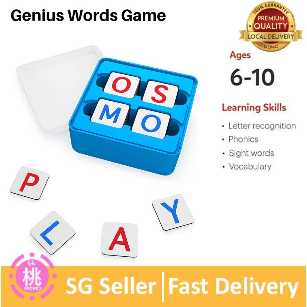 Osmo Genius Words/Genius Number - Interactive Letter Recognition, Phonics, Sight Words & Spelling - For iPad/Fire Table - Momo Gadgets