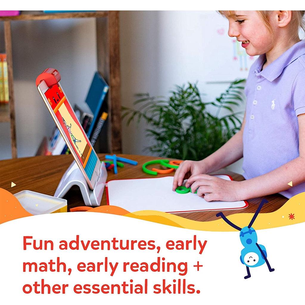 Osmo-Little Genius Starter Kit for iPad - 6 Educational Learning Games Ages 3-5 -STEM Toy (Osmo iPad Base Included) - Momo Gadgets