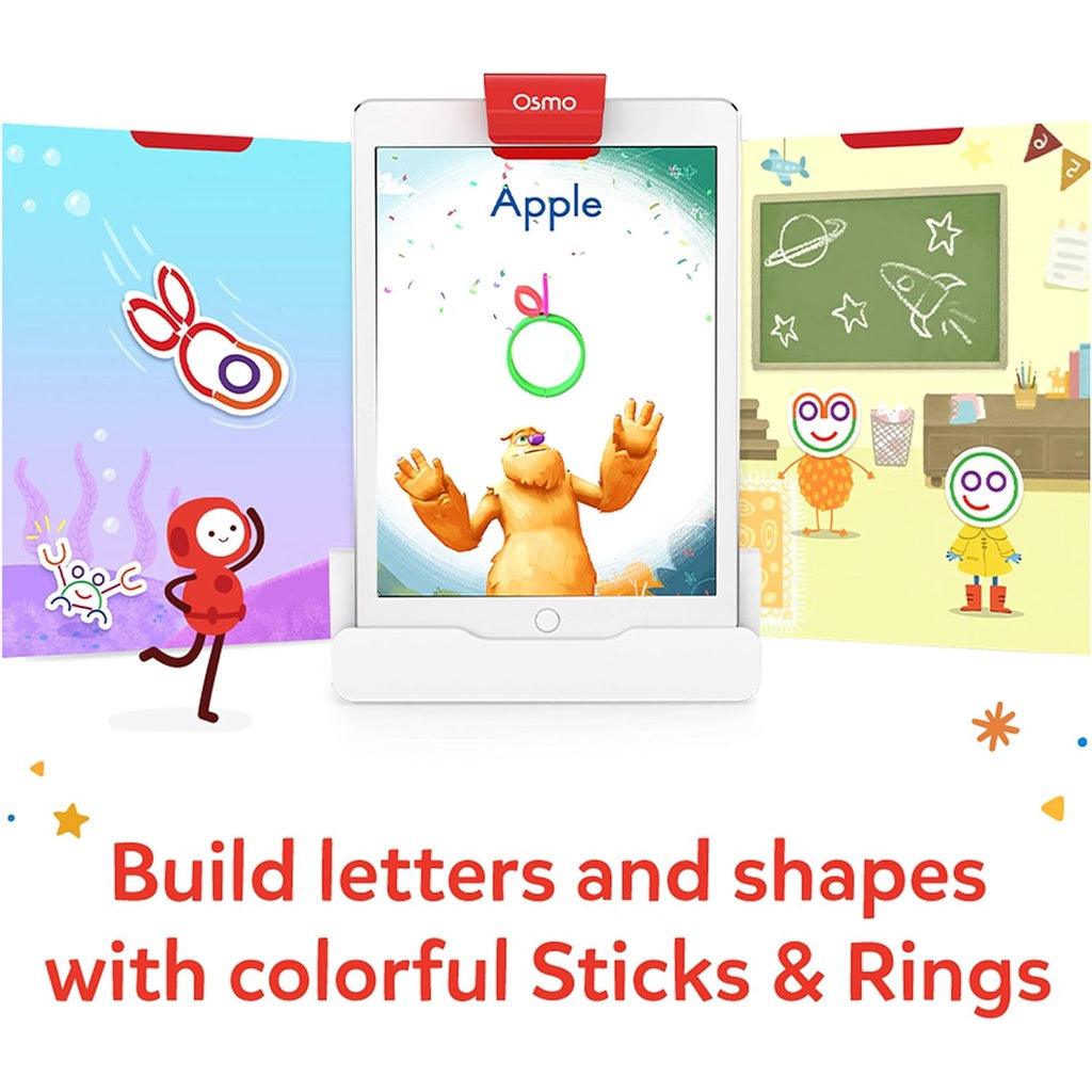 Osmo - Little Genius Sticks & Rings-2 Educational Learning Games -Ages 3-5 - Momo Gadgets