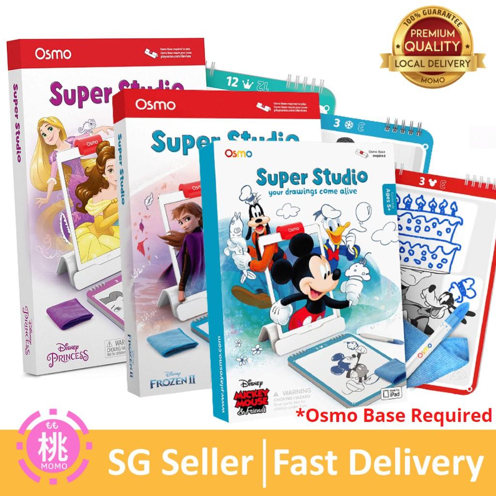 Osmo - Super Studio Disney Character - Ages 5-11 - Learn to Draw - For iPad or Fire Tablet (Osmo Base Required) - Momo Gadgets