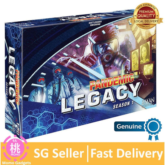 Pandemic Legacy Season 1 Blue Edition Board Game for Adults and Family | Ages 13+ | 2 to 4 players - Momo Gadgets
