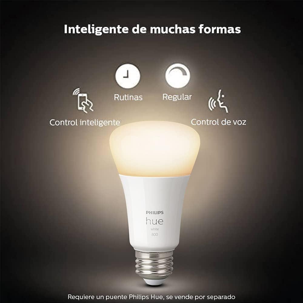 Philips Hue White A19 Single LED Bulb, Works with Amazon Alexa - Momo Gadgets