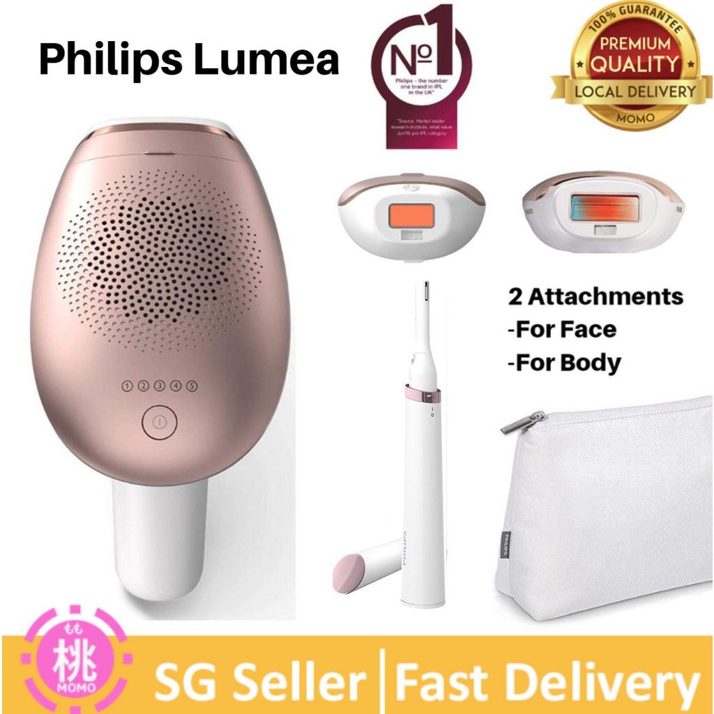 Philips Lumea Advanced SC1997 IPL BRI921/BRI922 Hair Removal Device with 2 Attachments - Momo Gadgets