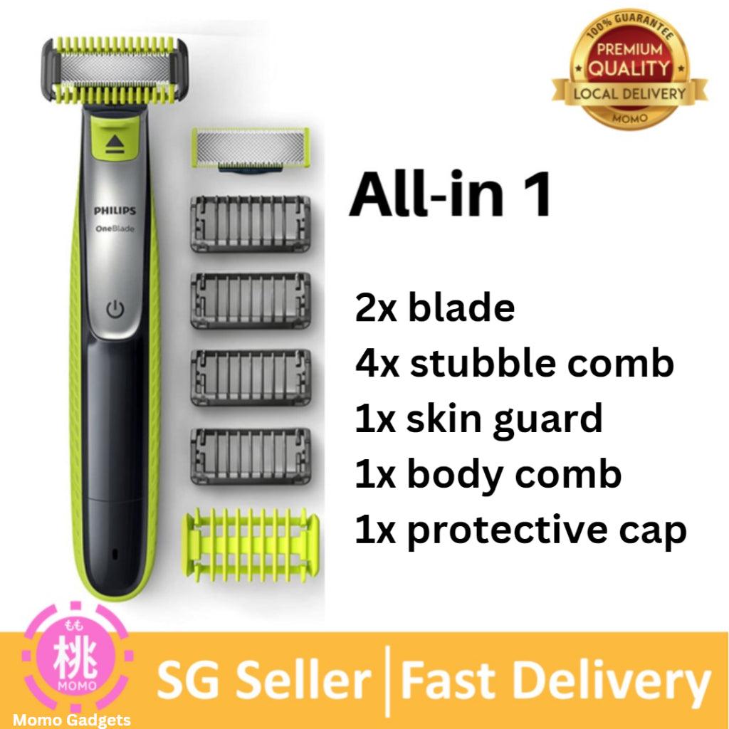 Philips Norelco OneBlade One Blade Electric shaver trimmer OneBlade Hybrid QP2520/ QP2530 /Carrying case options - Momo Gadgets