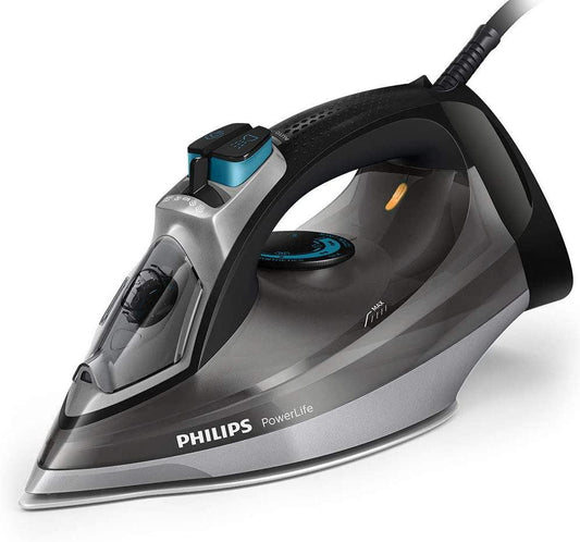 Philips PowerLife Steam Iron with 200 g Steam Boost, 2600 W, SteamGlide Soleplate, Auto Shut-off - Momo Gadgets