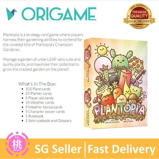 Plantopia - A strategy card game - Momo Gadgets