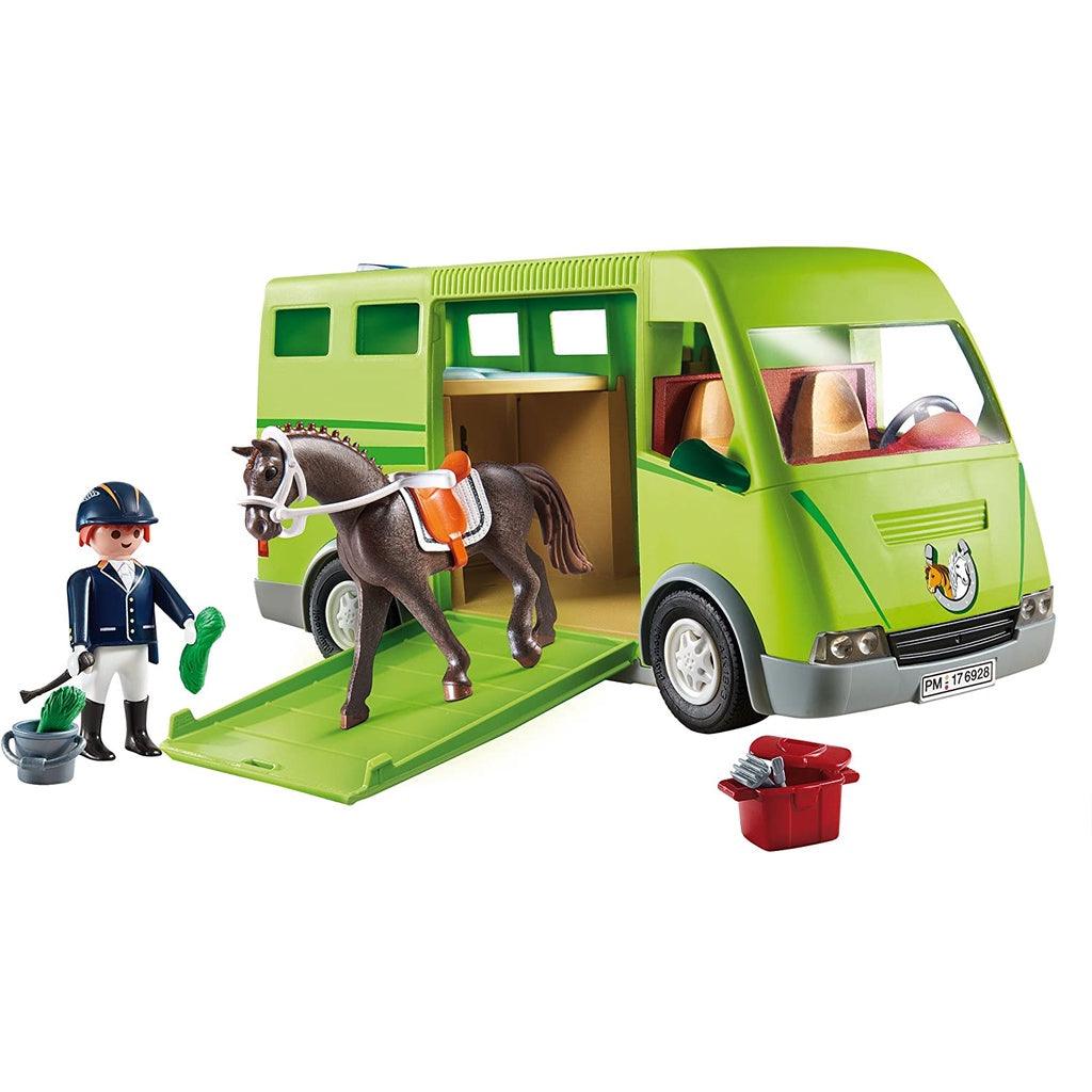 PLAYMOBIL 6928 Horse Transporter Building Set - Momo Gadgets