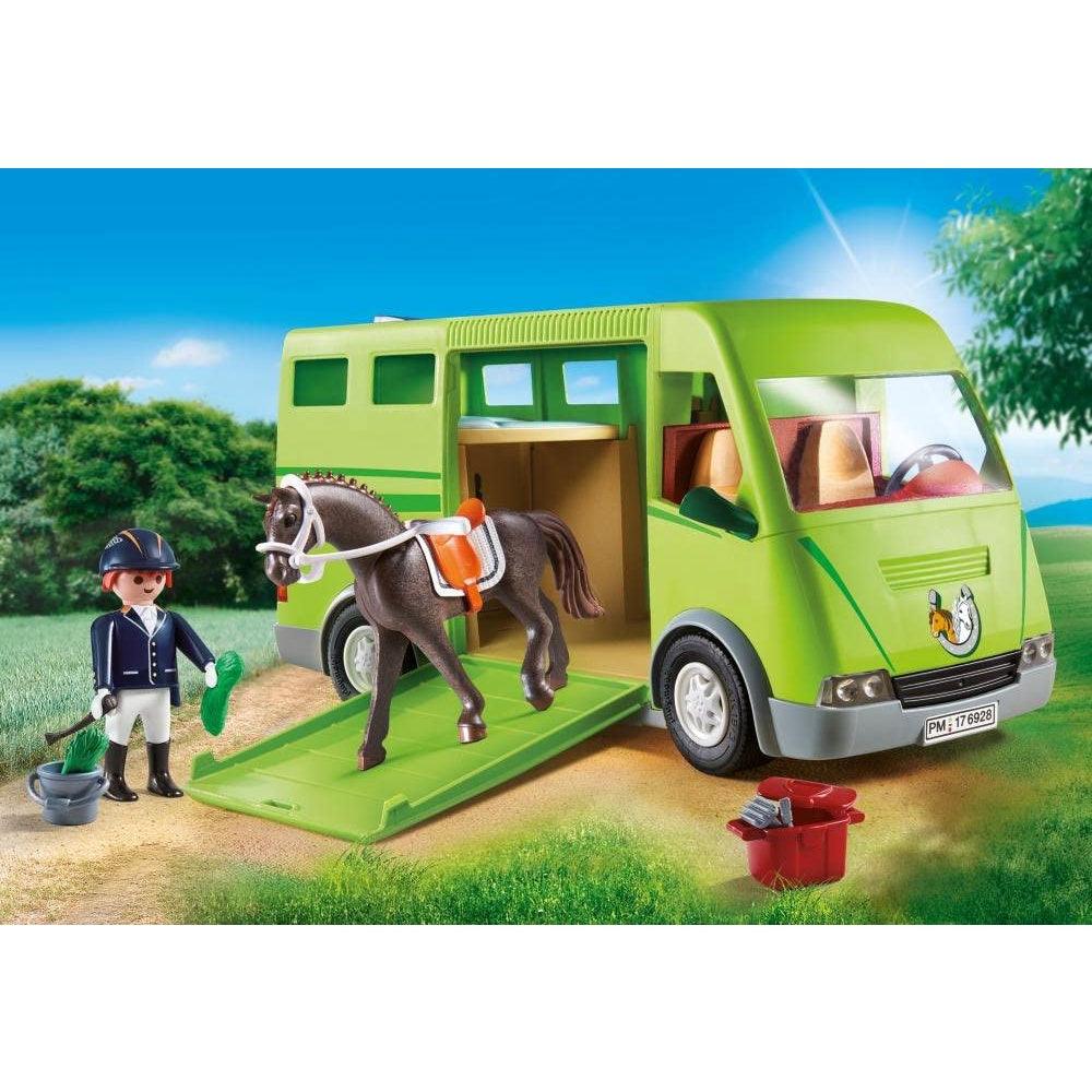 PLAYMOBIL 6928 Horse Transporter Building Set - Momo Gadgets